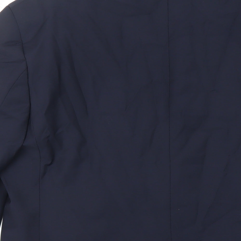 Marks & Spencer Mens Blue Wool Jacket Suit Jacket Size 40 Regular