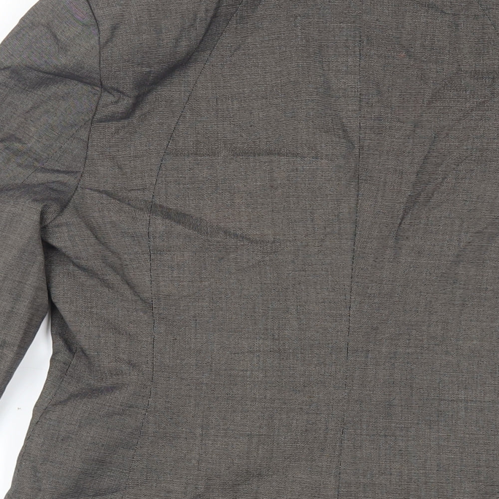 NEXT Womens Brown Jacket Blazer Size 10 Button