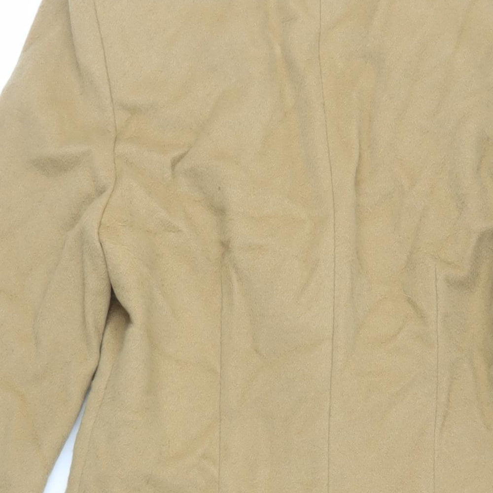 Per Una Womens Brown Overcoat Coat Size 14 Button - Unlined