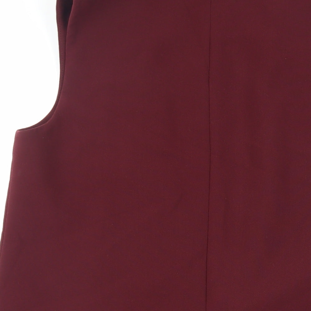 Topshop Womens Purple Jacket Waistcoat Size 14 - Open