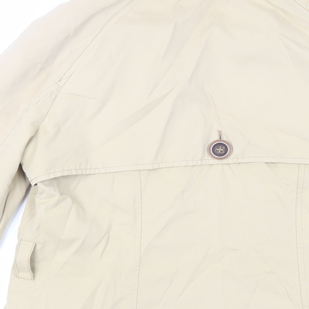 Per Una Womens Beige Jacket Size 8 Button