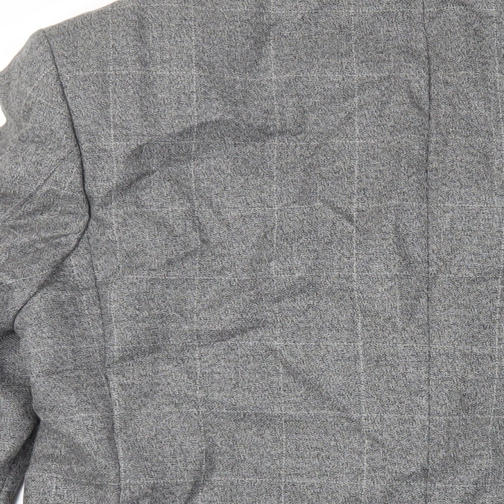 Skopes Mens Grey Polyester Jacket Suit Jacket Size 40 Regular
