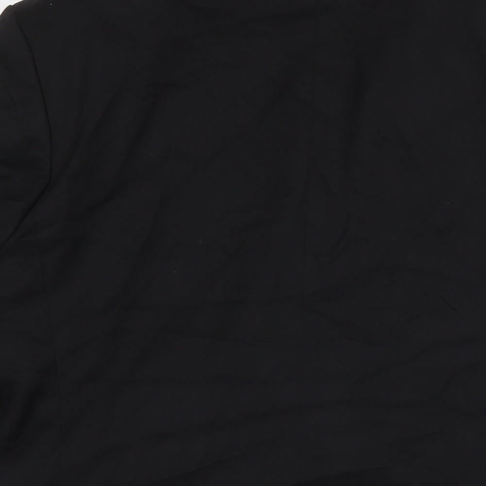 Burton Mens Black Polyester Jacket Suit Jacket Size 40 Regular