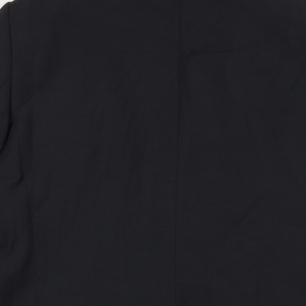 Dimensions Mens Black Polyester Jacket Suit Jacket Size 40 Regular