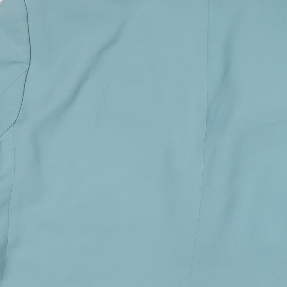 Boohoo Mens Blue Polyester Jacket Blazer Size 40 Regular