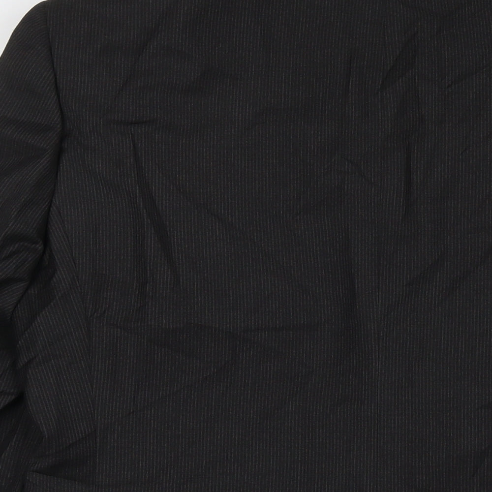 Marks & Spencer Mens Black Polyester Jacket Suit Jacket Size 40 Regular