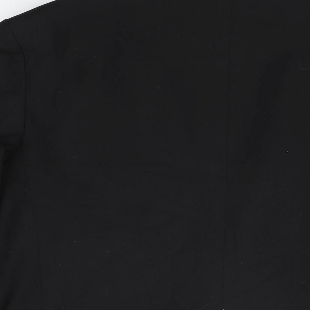Cedarwood State Mens Black Polyester Jacket Suit Jacket Size 42 Regular