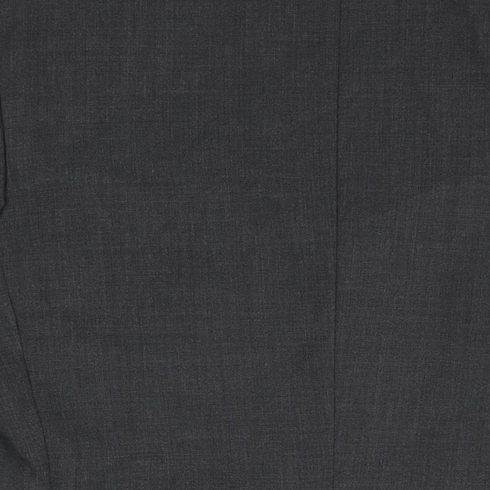 Marks & Spencer Mens Grey Polyester Jacket Suit Jacket Size 36 Regular
