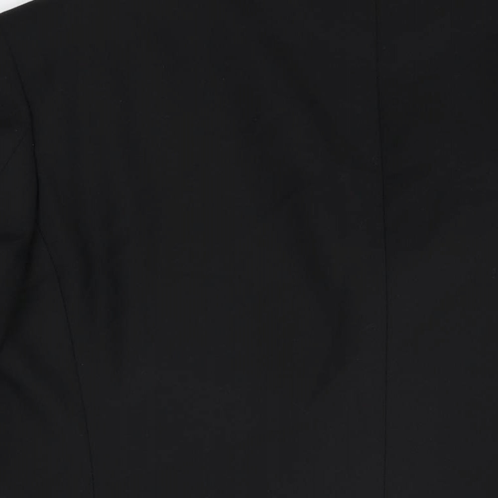 Marks & Spencer Mens Black Polyester Jacket Suit Jacket Size 40 Regular