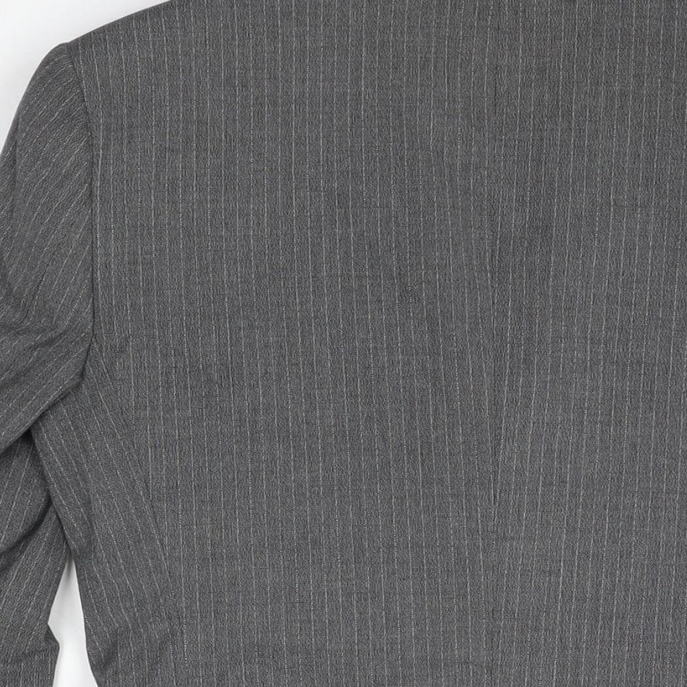 NEXT Mens Grey Polyester Jacket Suit Jacket Size 36 Regular