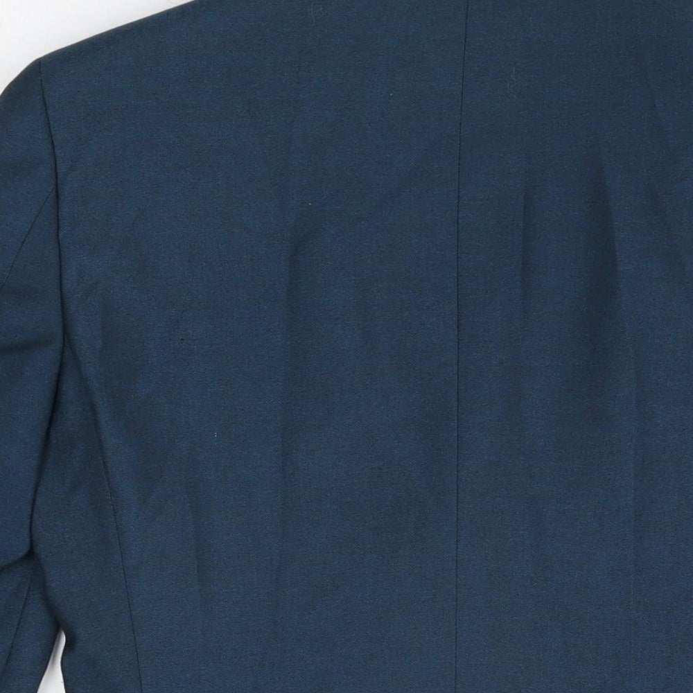 NEXT Mens Blue Polyester Jacket Suit Jacket Size 36 Regular