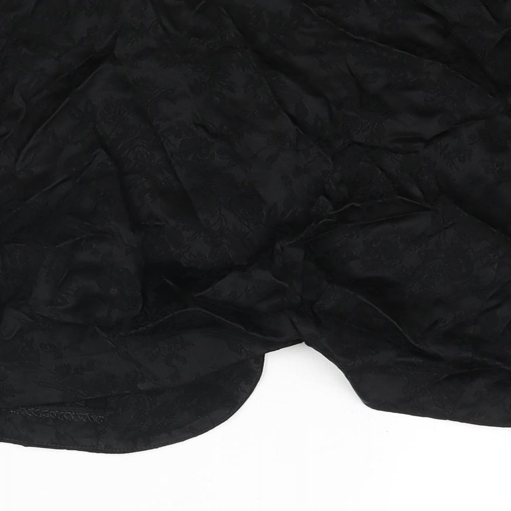 Fransa Womens Black Floral Jacket Size XL