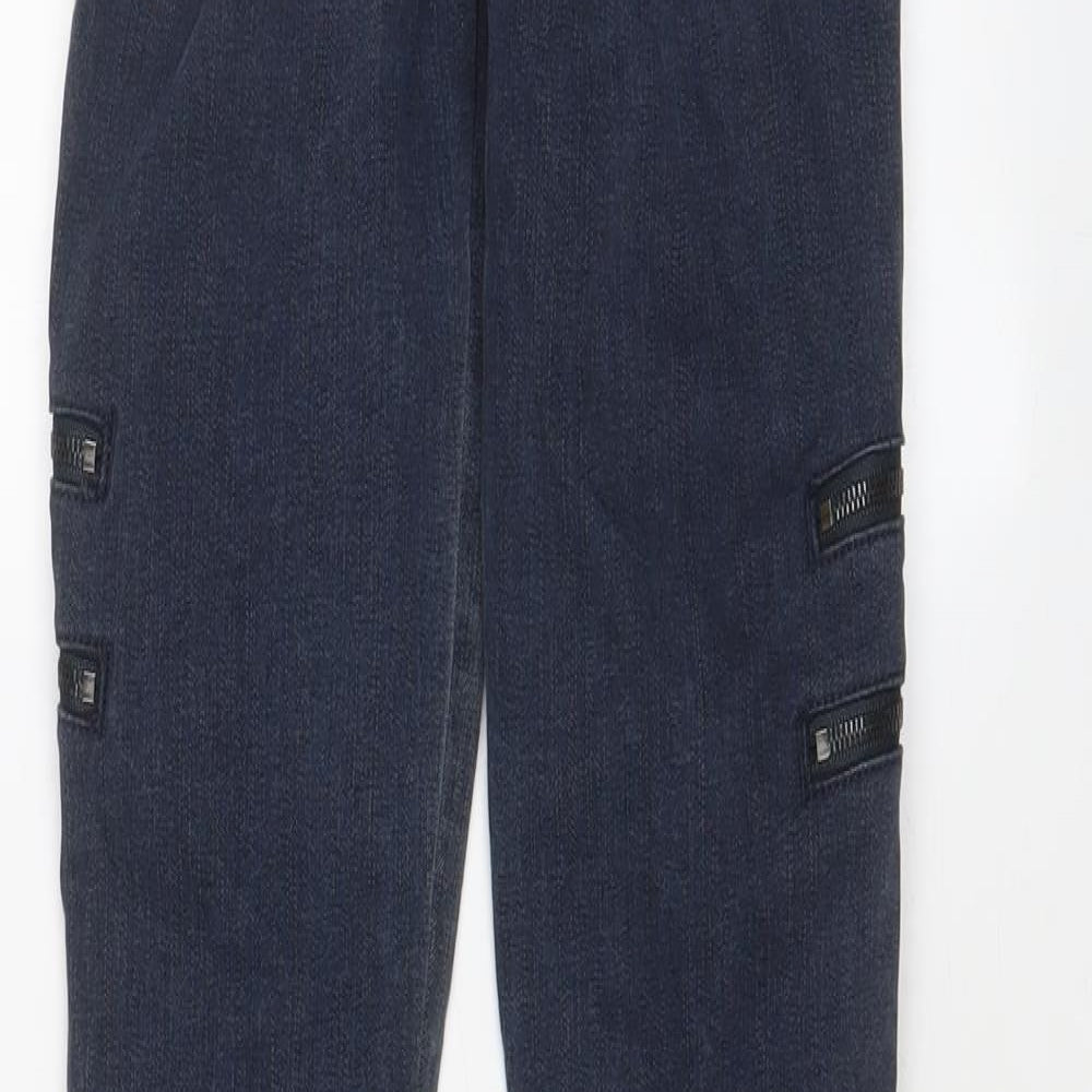 J Brand Womens Grey Cotton Skinny Jeans Size 24 in L28 in Regular Zip - Zip Pockets