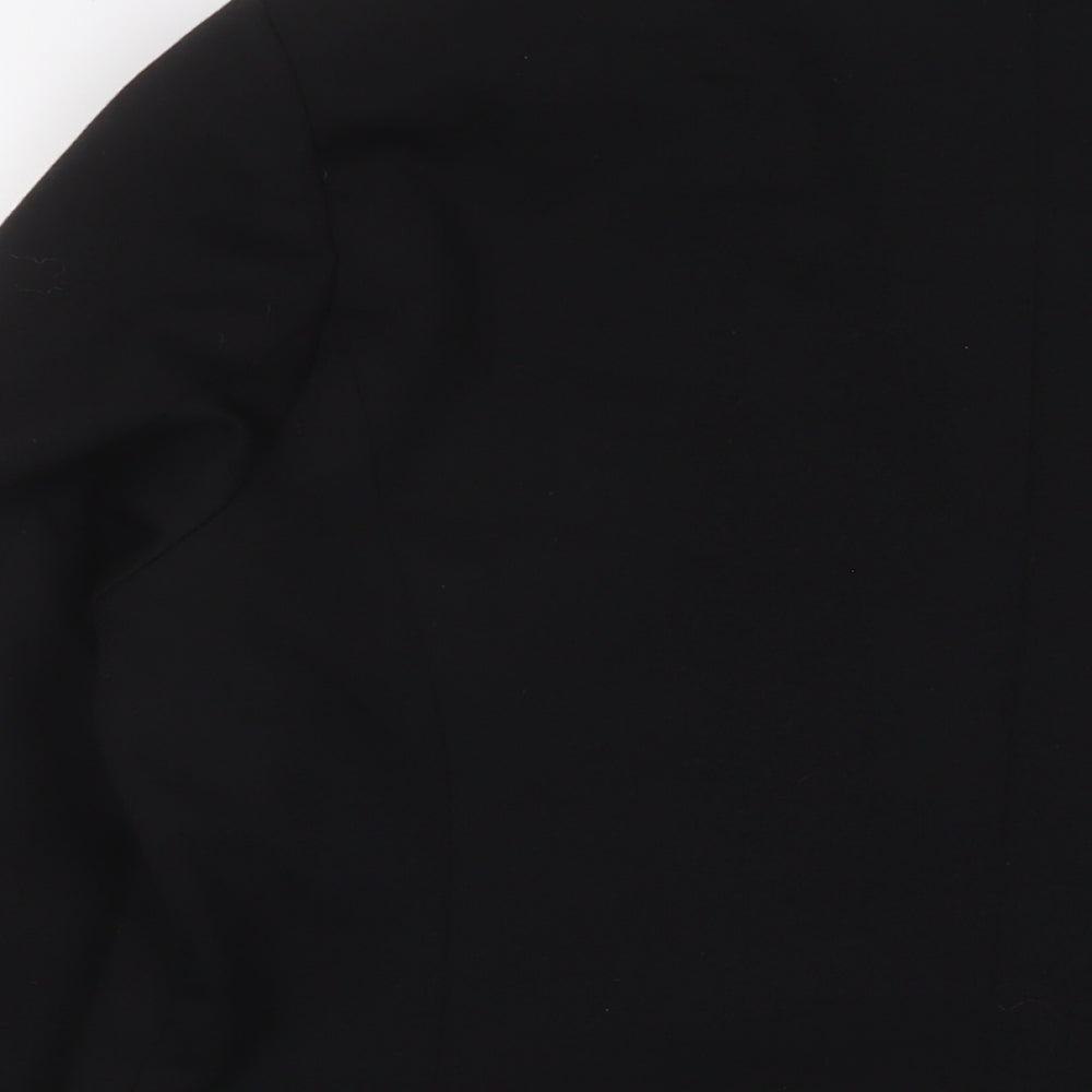 New Look Womens Black Jacket Blazer Size 18 Button