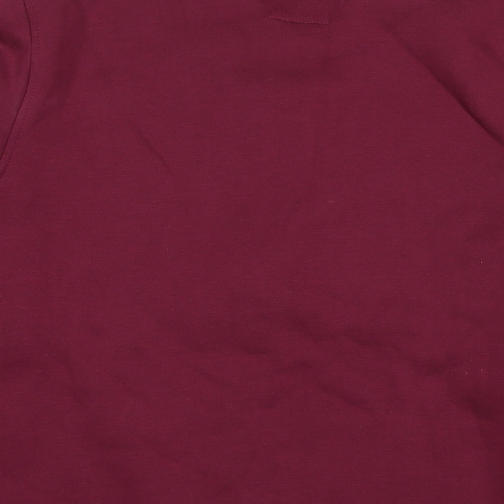 Hype Mens Red Cotton Pullover Sweatshirt Size M - Logo