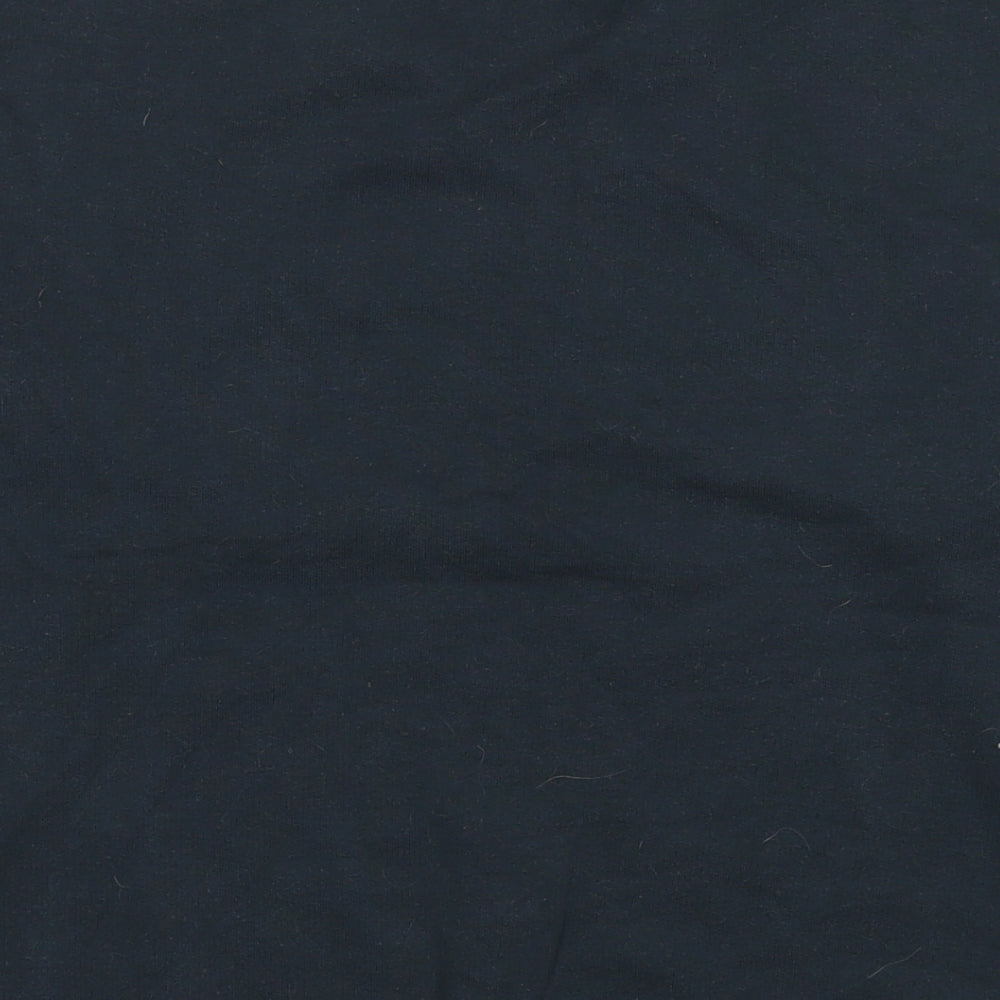 New Look Womens Blue Cotton Pullover Sweatshirt Size 8 Pullover