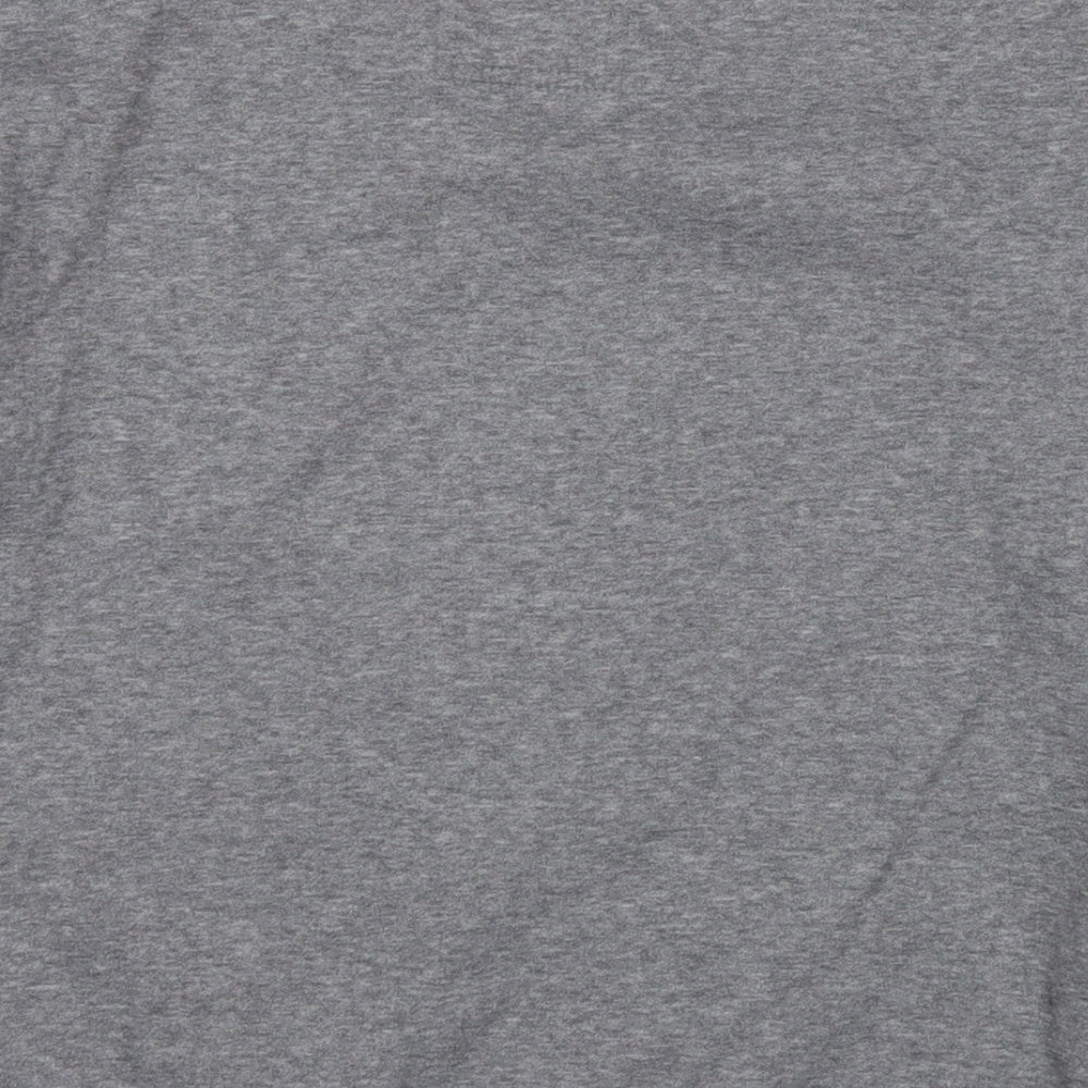 Domyos Womens Grey Polyester Pullover Sweatshirt Size M Pullover