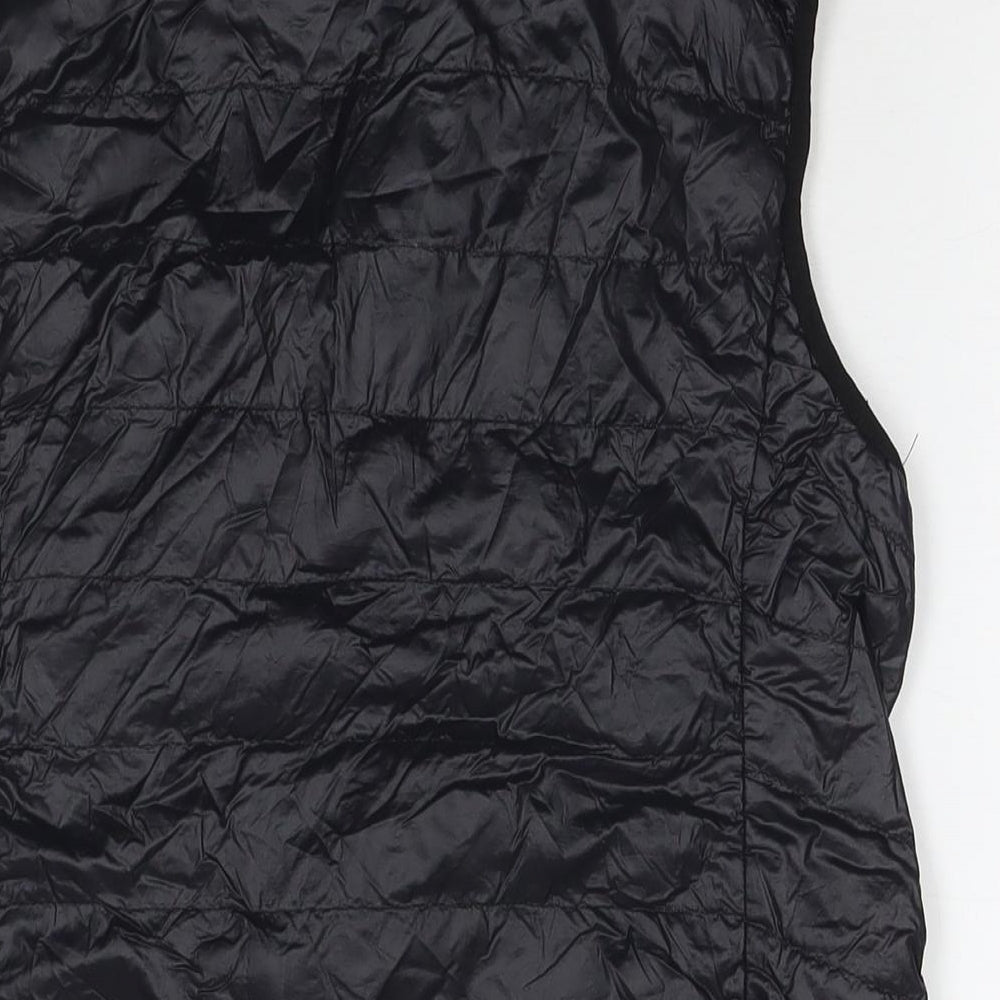 Bossini Womens Black Gilet Waistcoat Size XL Zip