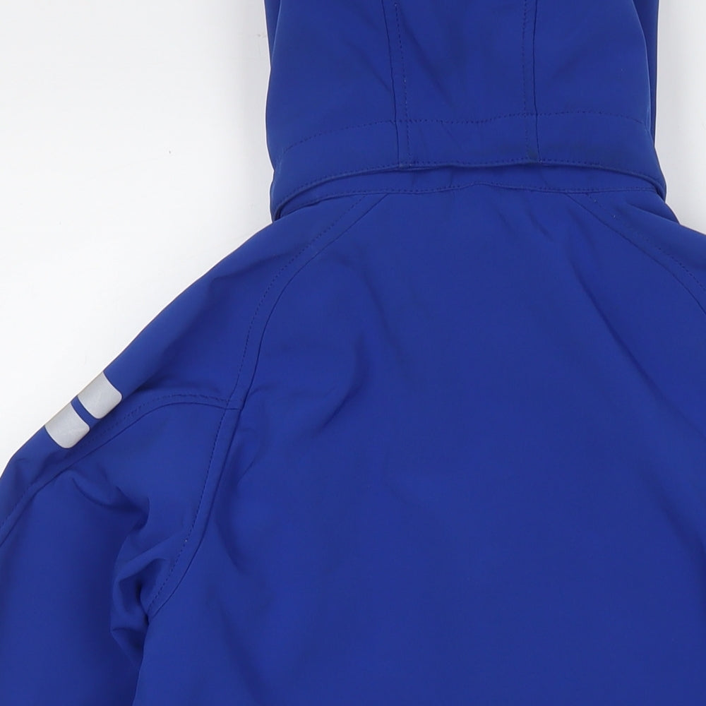 H&M Boys Blue Jacket Size 12-13 Years Zip