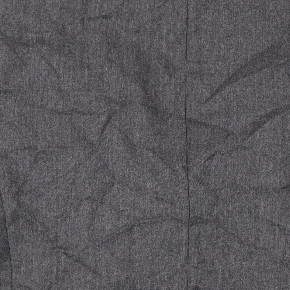 St Michael Mens Grey Wool Jacket Suit Jacket Size 42 Regular - Vintage