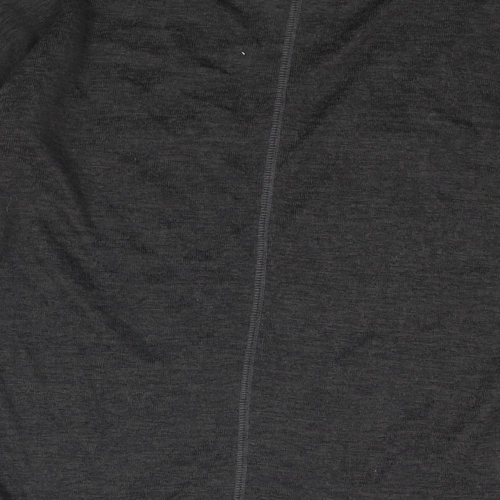 NEXT Womens Grey Round Neck Polyester Pullover Jumper Size 6 - Beading Detail