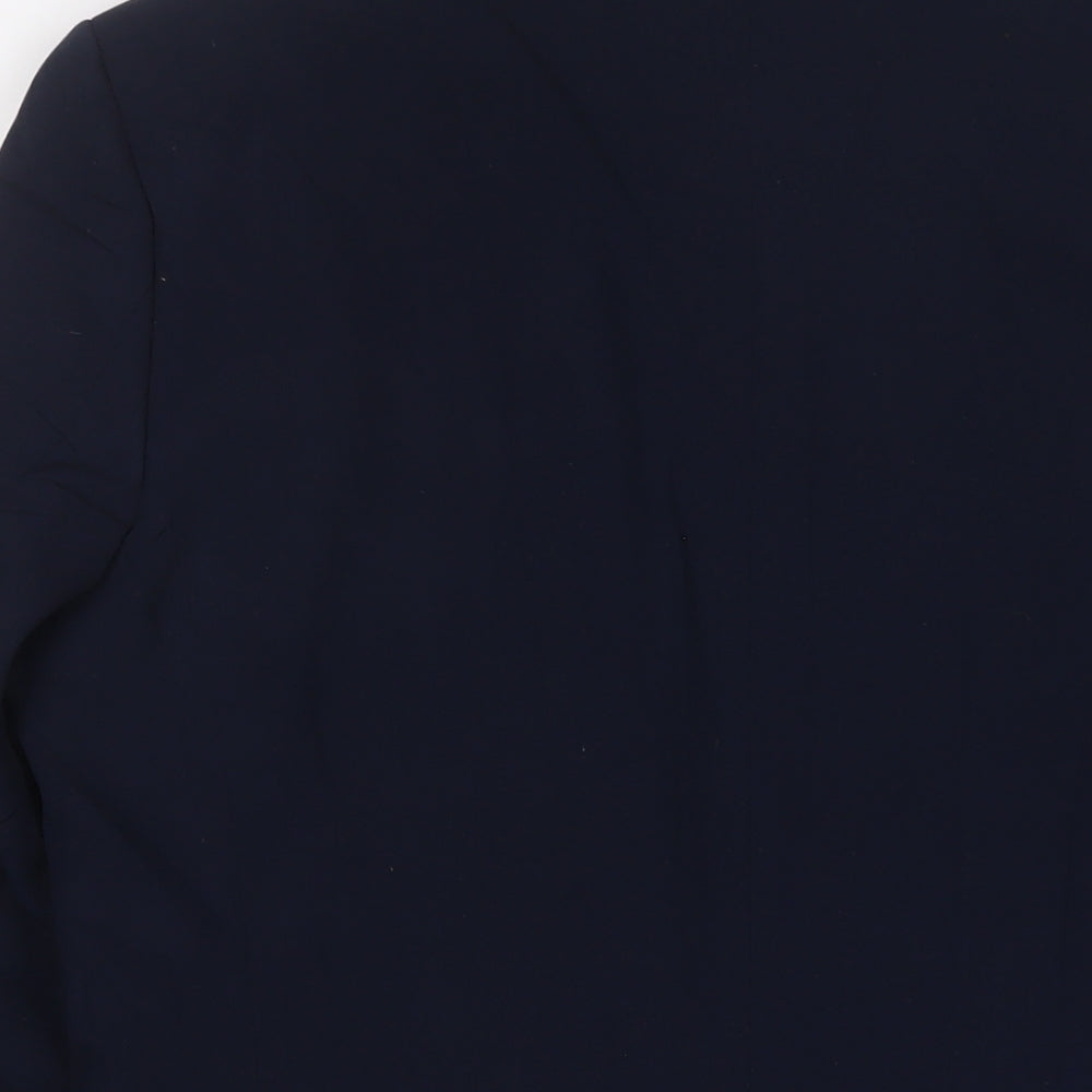 OneSixFive Mens Blue Polyester Jacket Suit Jacket Size 40 Regular