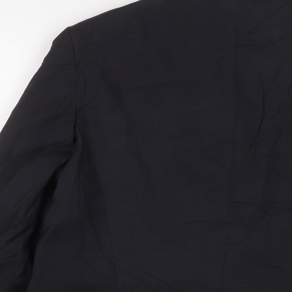 Dimensions Womens Black Jacket Blazer Size 14 Button