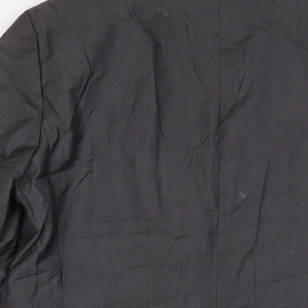NEXT Mens Grey Wool Jacket Suit Jacket Size 40 Regular