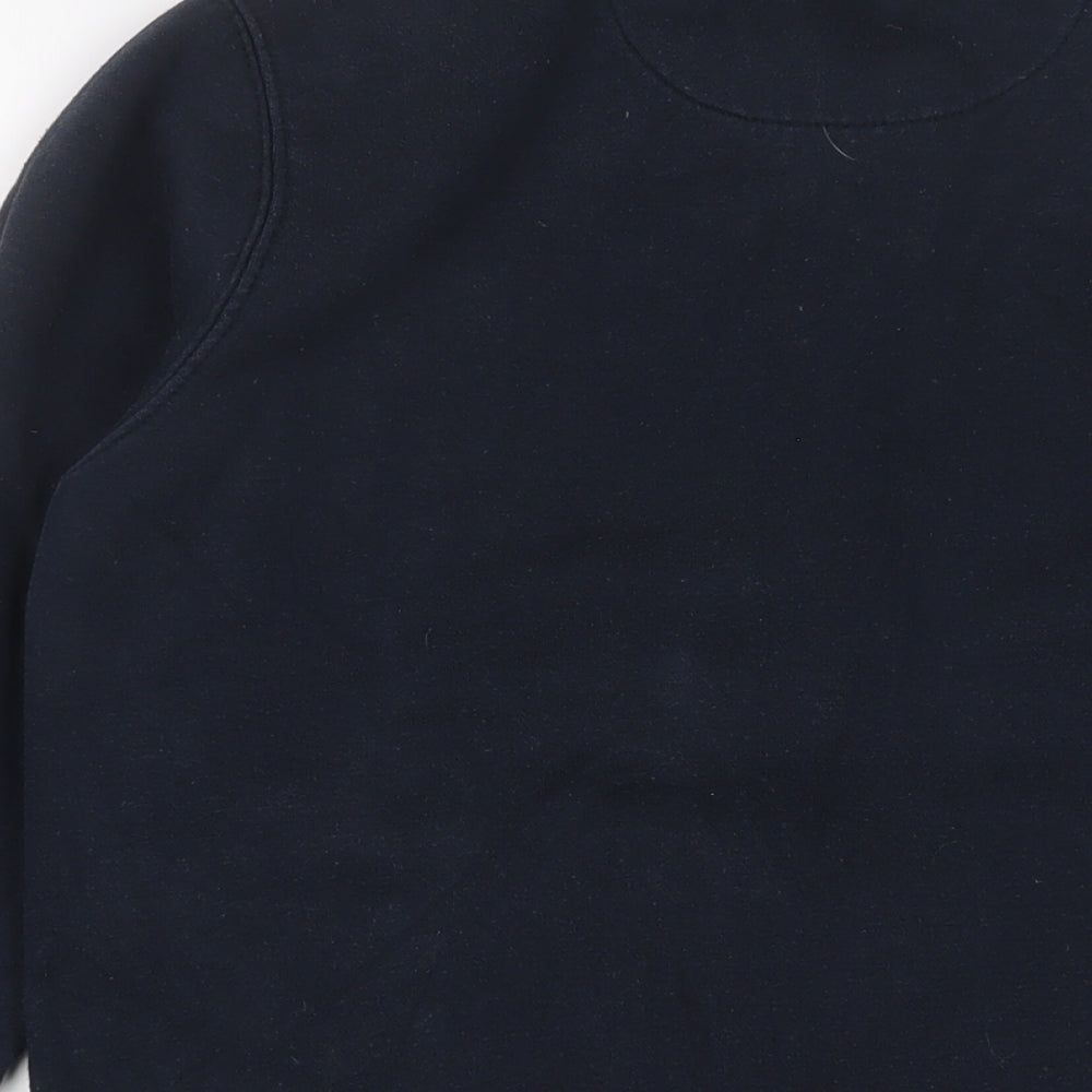 Burton Mens Blue Cotton Full Zip Sweatshirt Size S