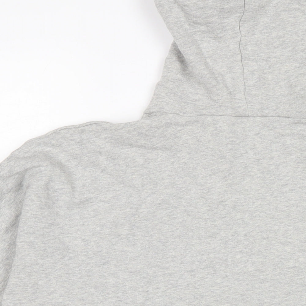 ASOS Mens Grey Cotton Pullover Hoodie Size L