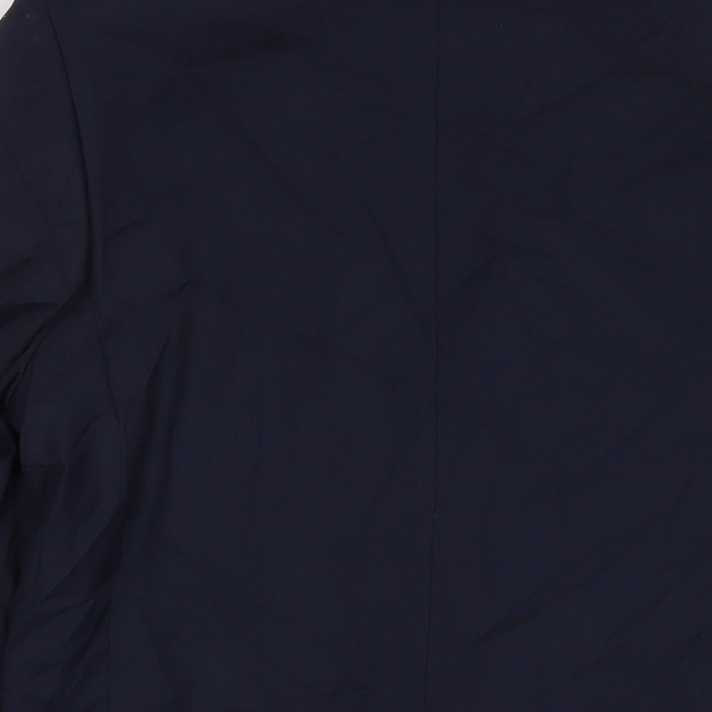Marks & Spencer Mens Blue Polyester Jacket Suit Jacket Size 42 Regular