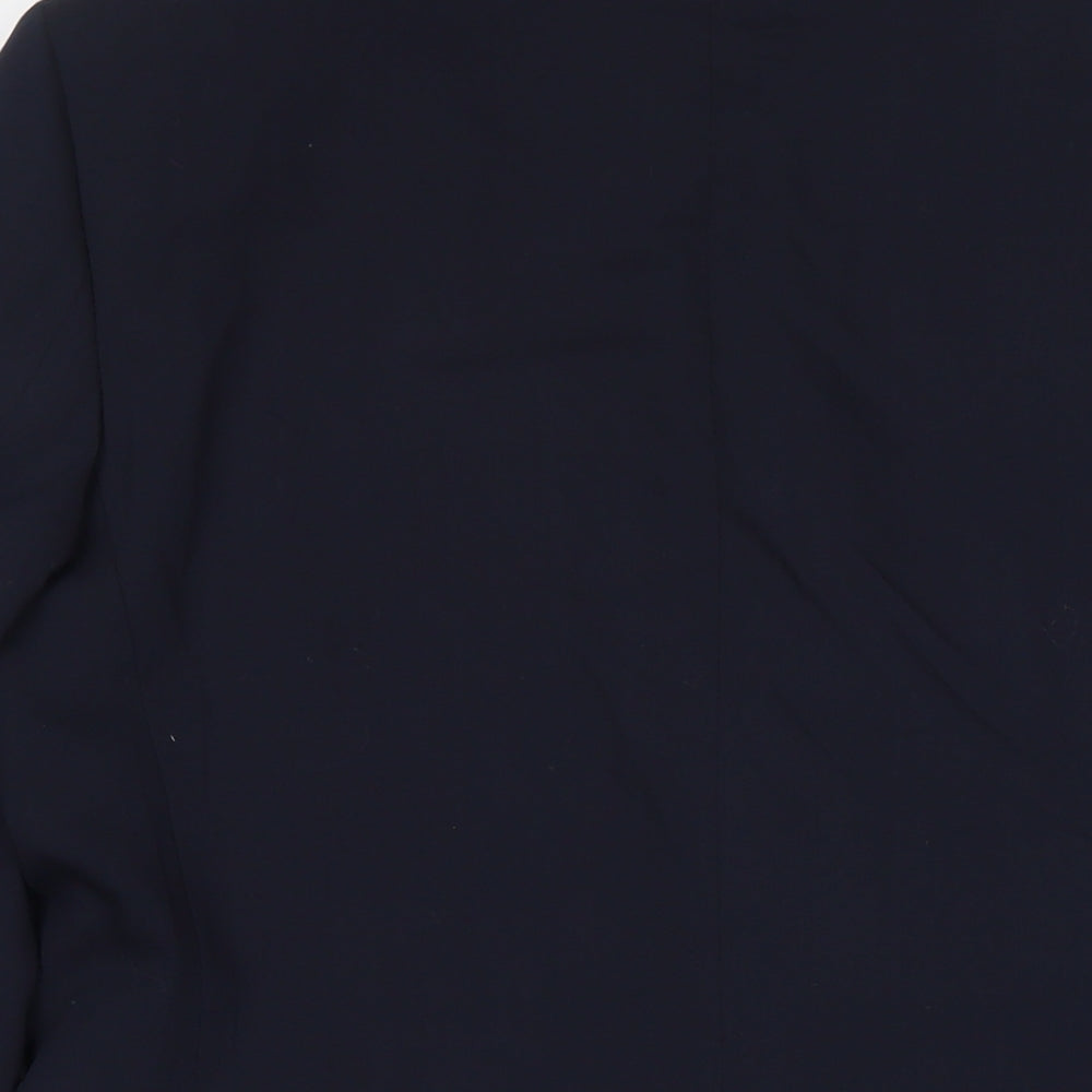 Marks & Spencer Mens Blue Wool Jacket Suit Jacket Size 42 Regular