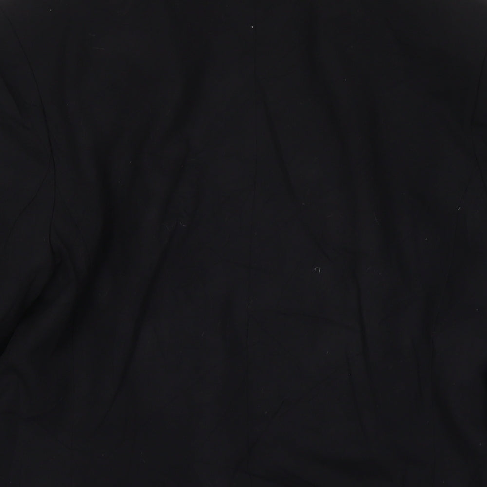 NEXT Womens Black Jacket Blazer Size 14 Snap