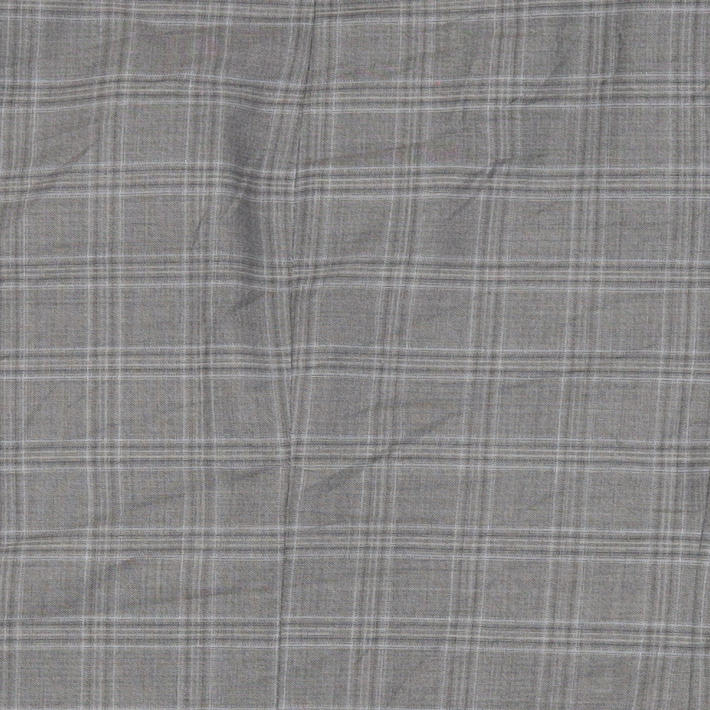 Hammond & Co. Mens Grey Plaid Wool Jacket Suit Jacket Size 40 Regular