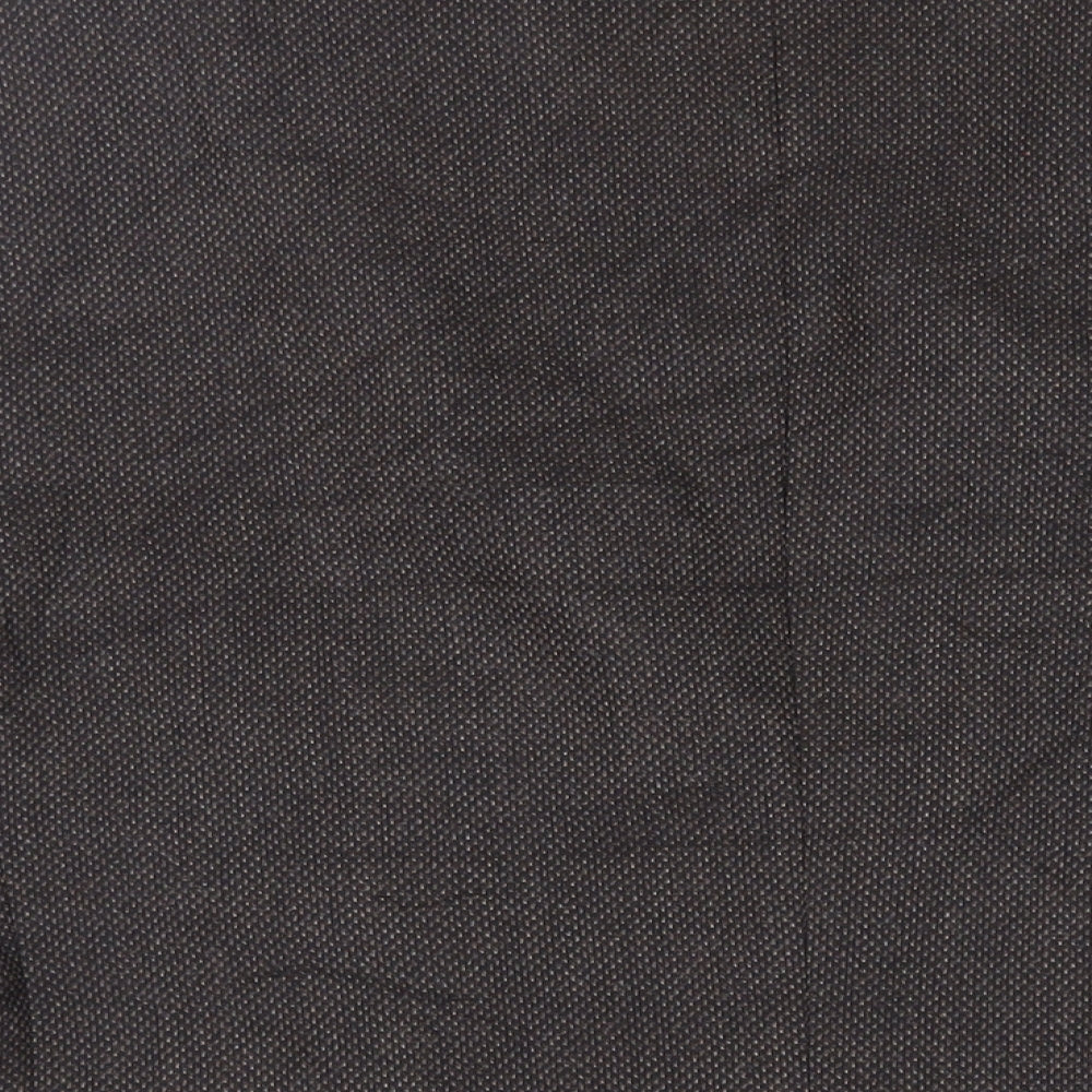 Marks & Spencer Mens Brown Geometric Wool Jacket Suit Jacket Size 44 Regular
