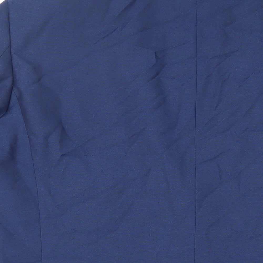 NEXT Mens Blue Polyester Jacket Suit Jacket Size 42 Regular