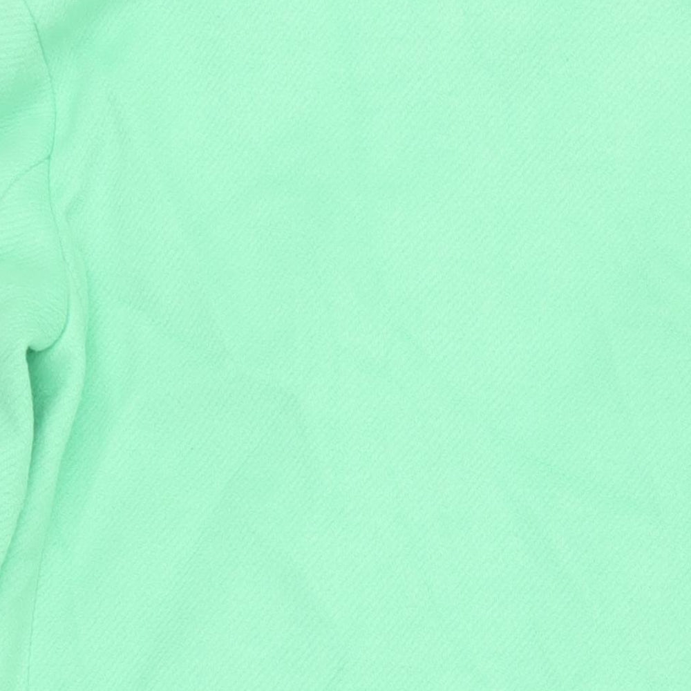 Marks & Spencer Womens Green Overcoat Coat Size 10 Button