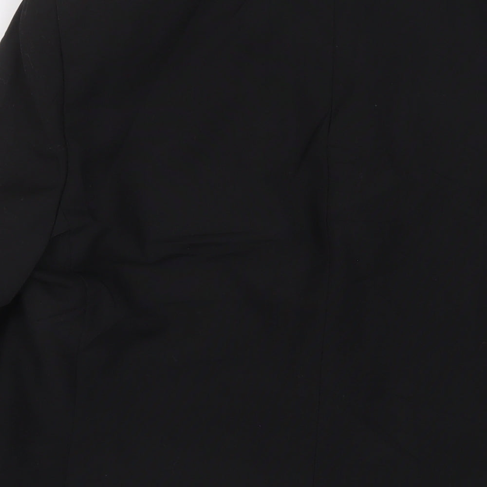 Mr Harry Mens Black Polyester Jacket Suit Jacket Size 40 Regular