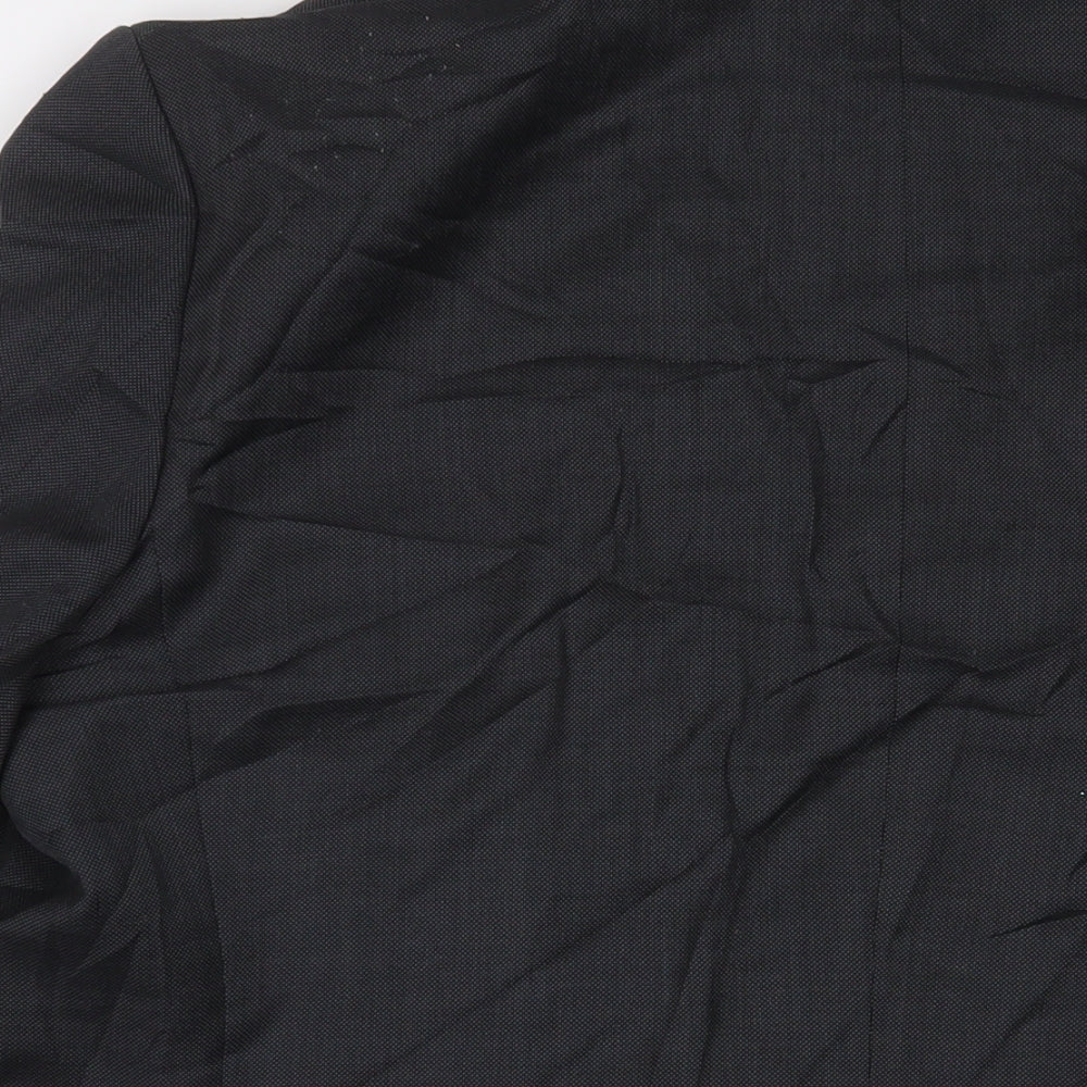 Marks & Spencer Mens Grey Wool Jacket Suit Jacket Size 48 Regular