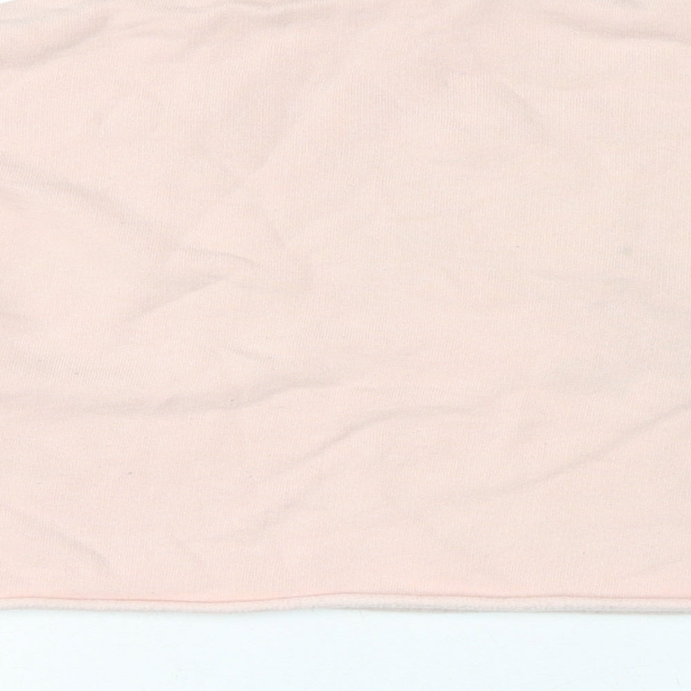 Topshop Womens Pink Cotton Pullover Sweatshirt Size 10