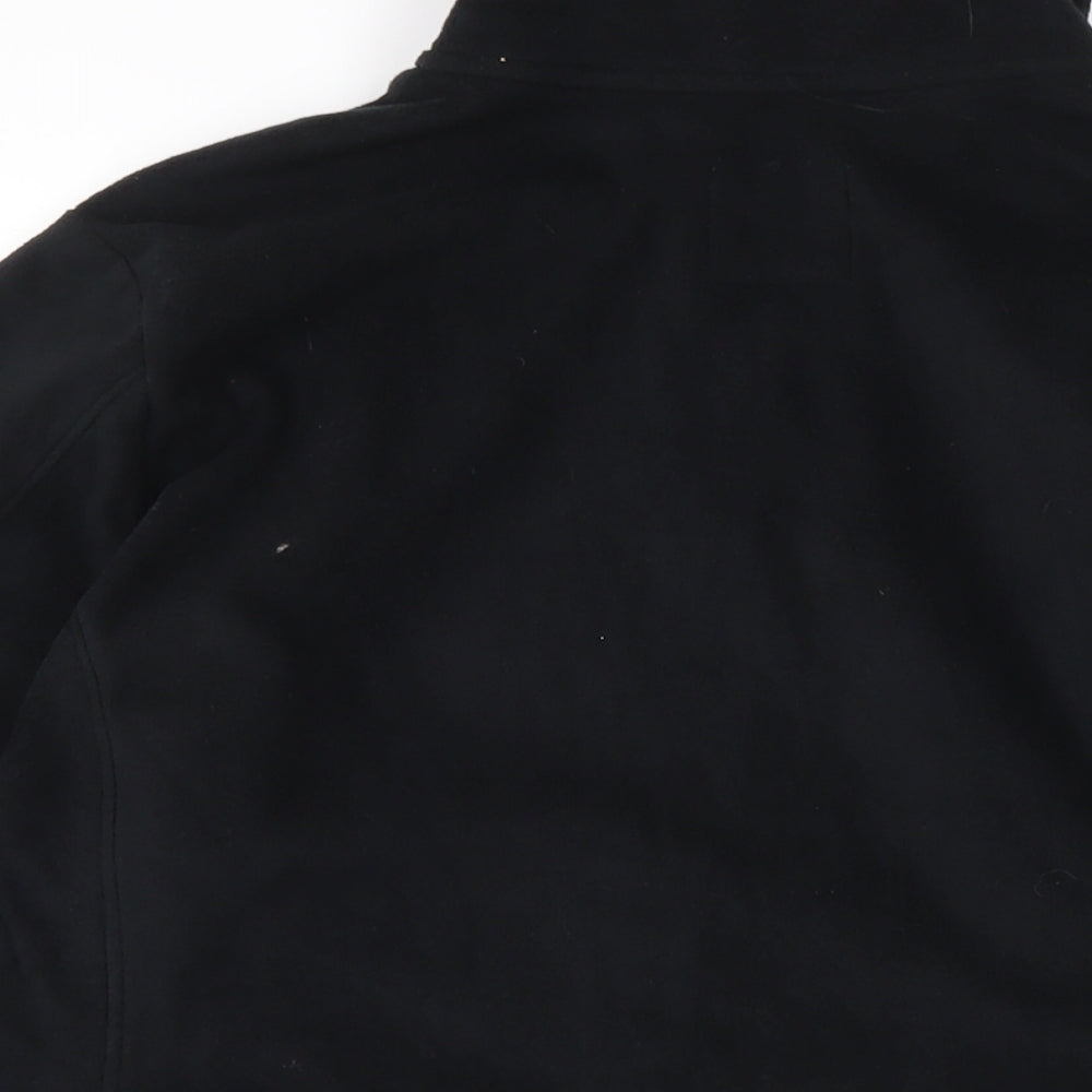Marks and Spencer Womens Black Jacket Size 18 Zip