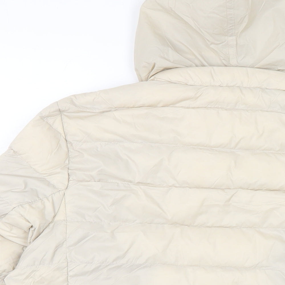 Marks & Spencer Womens Ivory Jacket Size 10 Zip