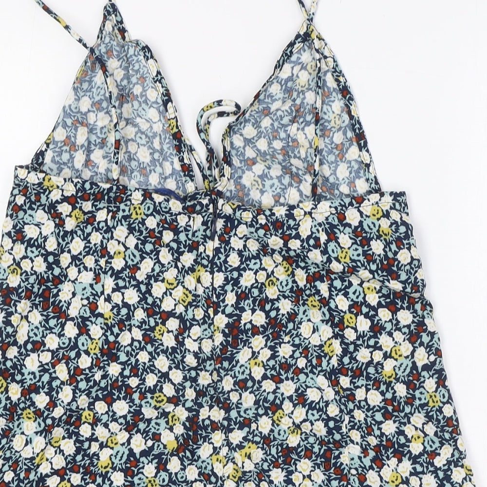 Motel Rocks Womens Multicoloured Floral Viscose Camisole Blouse Size XS V-Neck