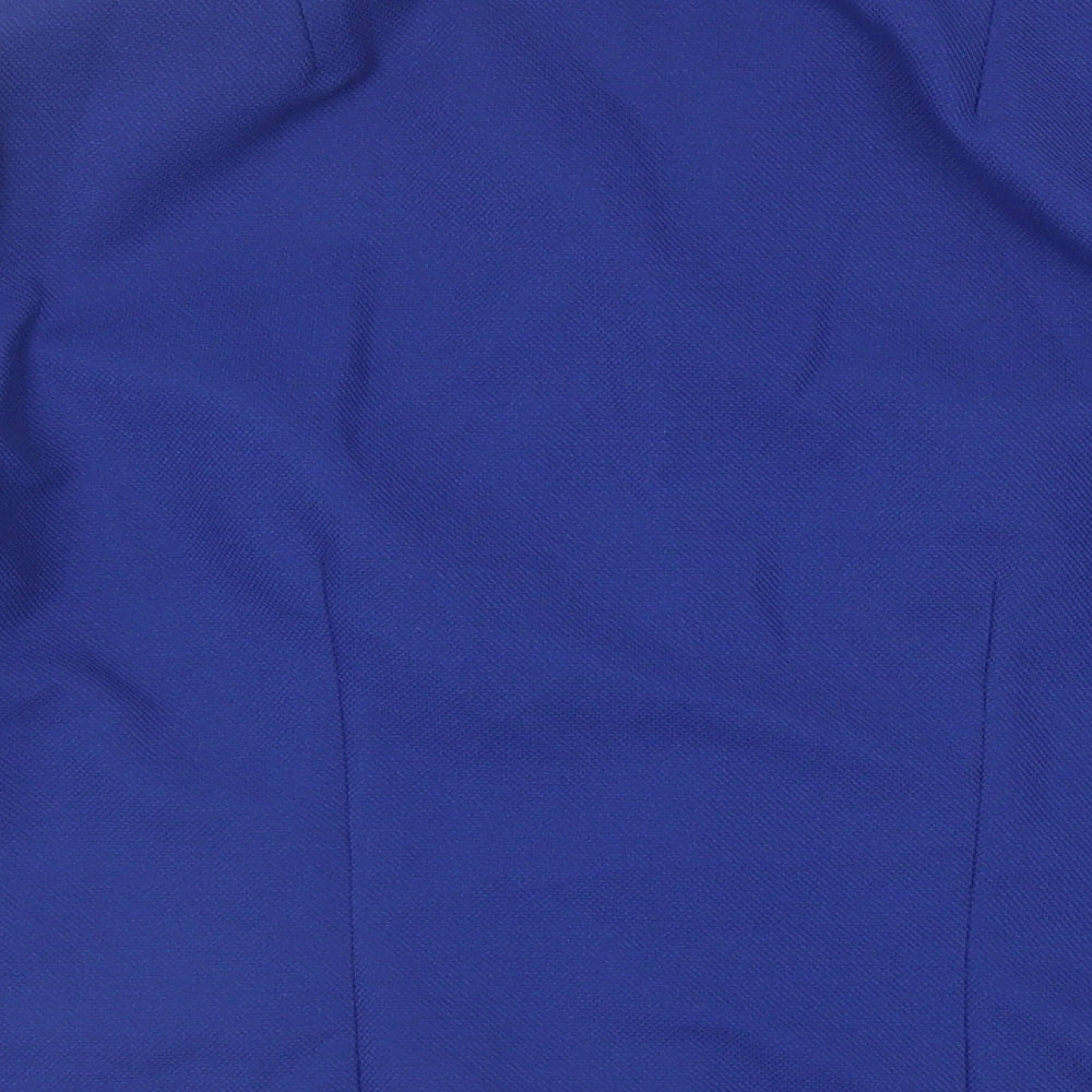 Richard Stump Womens Blue Jacket Blazer Size 14 Button - Vintage