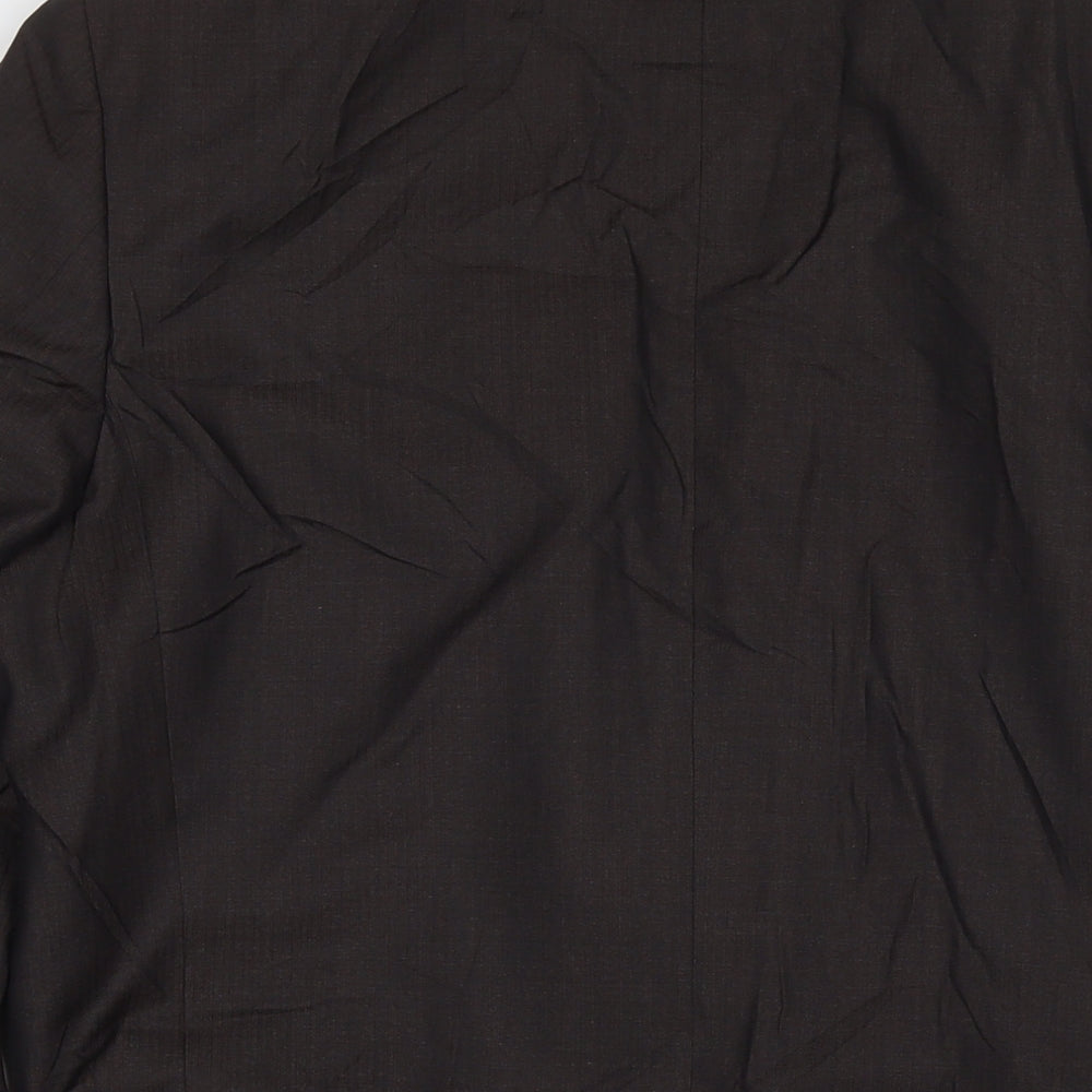Fariani Mens Grey Wool Jacket Suit Jacket Size 40 Regular