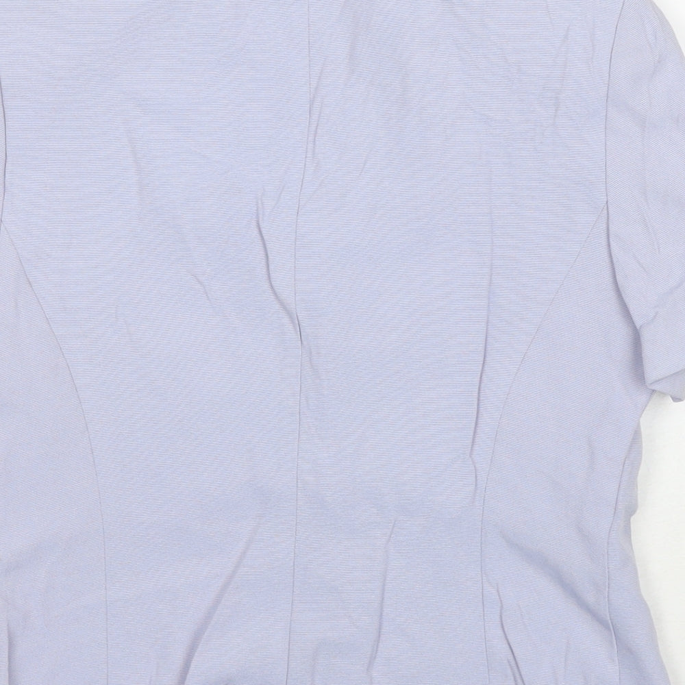 Dorothy Perkins Womens Blue Jacket Blazer Size 6 Button