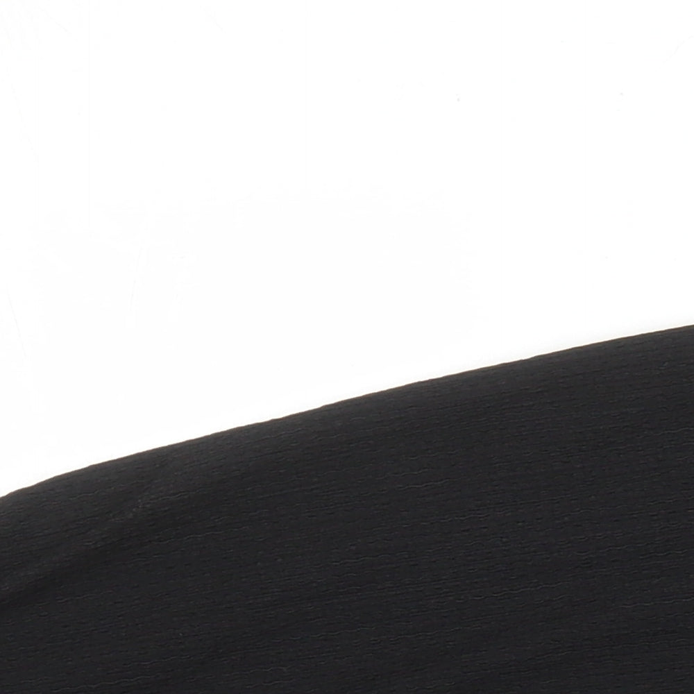 H&M Womens Black Polyester A-Line Size S Sweetheart