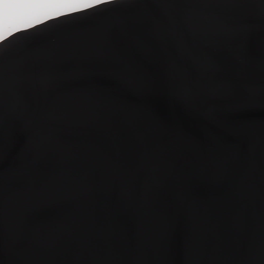 MICHA Womens Black Polyester Basic Button-Up Size 20 Collared
