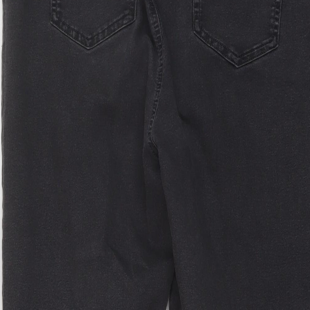 Marks & Spencer Womens Grey Cotton Jegging Jeans Size 32 in L27 in Regular