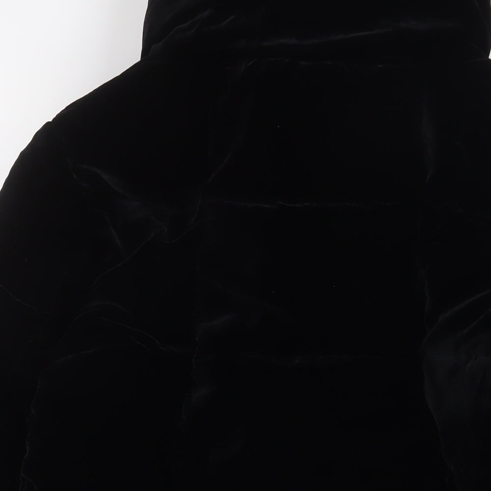 NEXT Womens Black Jacket Coat Size 12 Zip